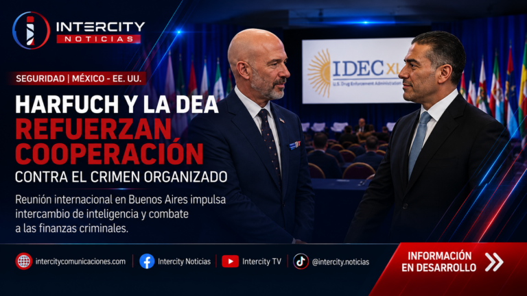 Omar García Harfuch y el director de la DEA, Terrance Cole, reforzaron en Buenos Aires la cooperación contra narcotráfico y crimen organizado.
