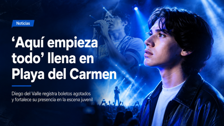 Diego del Valle logra SOLD OUT en Playa del Carmen con “Aquí empieza todo”